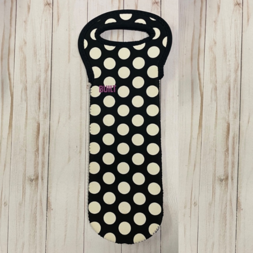 Built Neoprene One Bottle Wine Tote Holder Bag Single